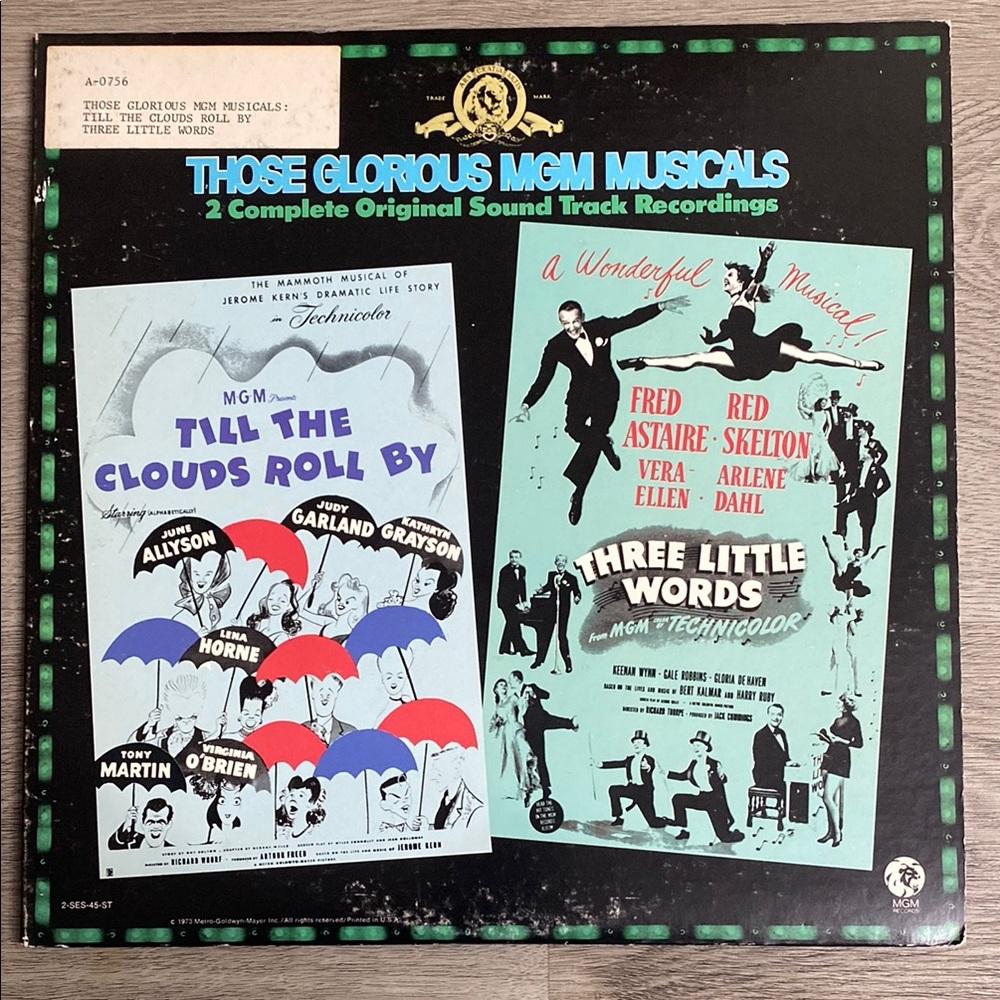 Those Glorious MGM Musicals Vintage Vinyl Record